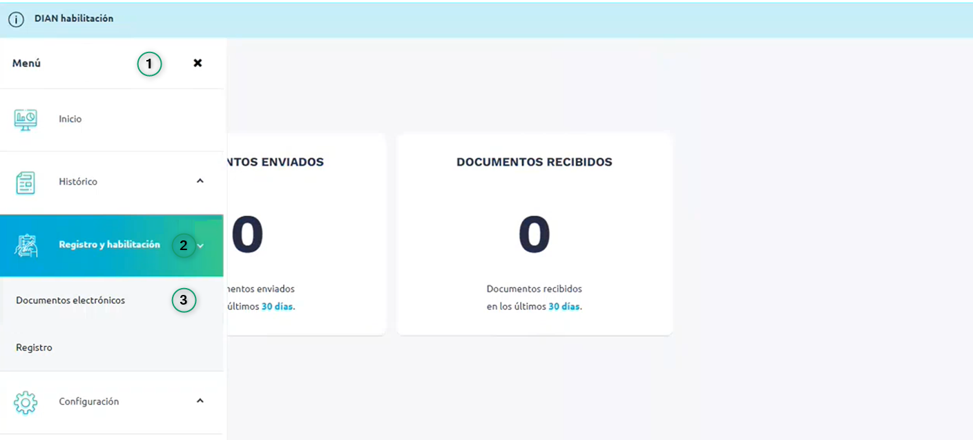 Configuración de Facturación Electrónica con la DIAN